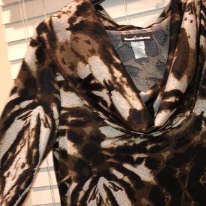 Long sleeve , Cow neck tunic top.